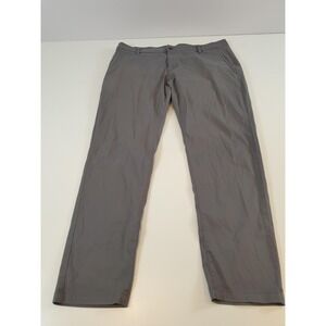 Birddogs Pants Mens 38x32 Gray Stretch Chino Golf Performance Tech Lightweight